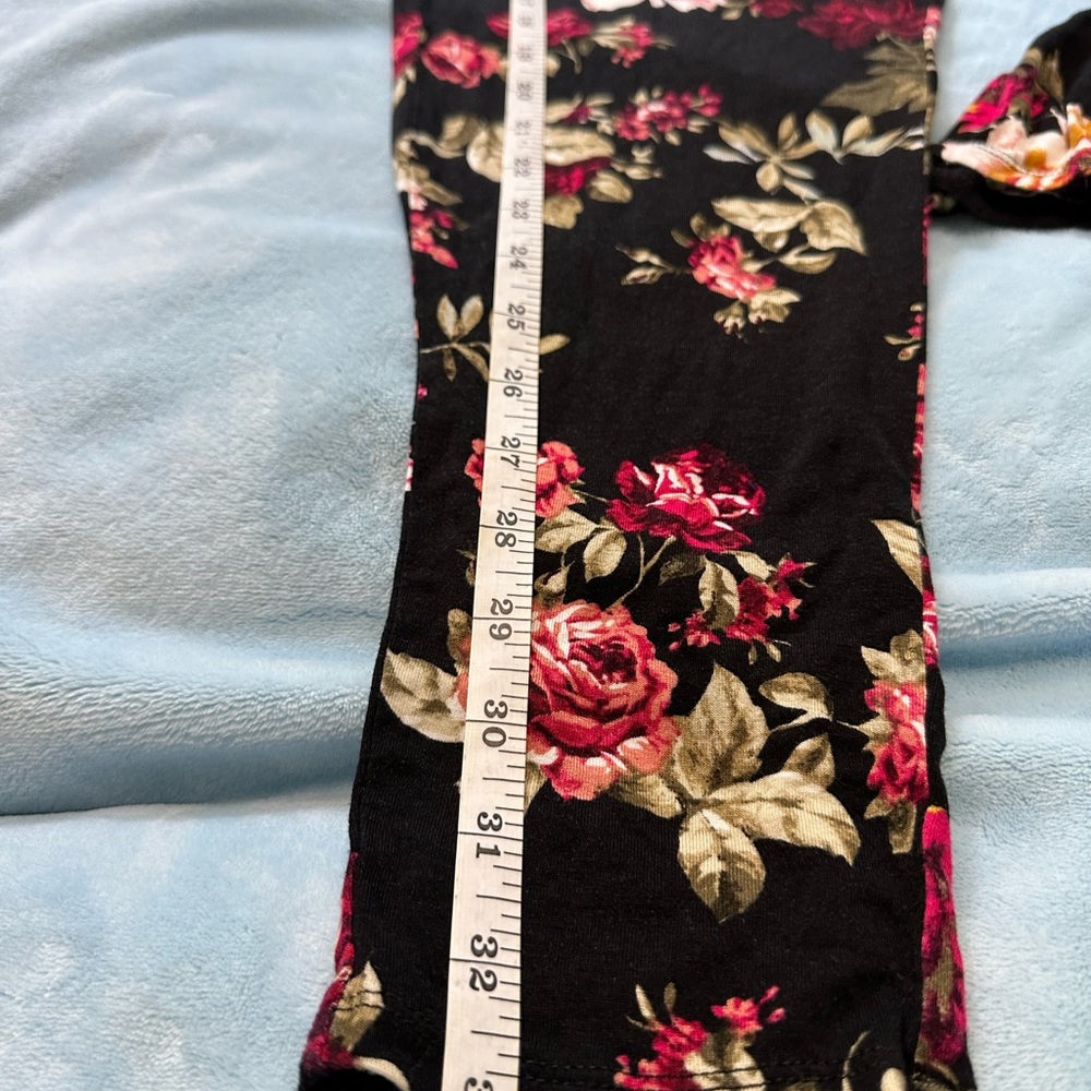 Ambiance Women’s Black Floral Jumpsuit (S) Strapless Elastic Waist. - Picture 10 of 12